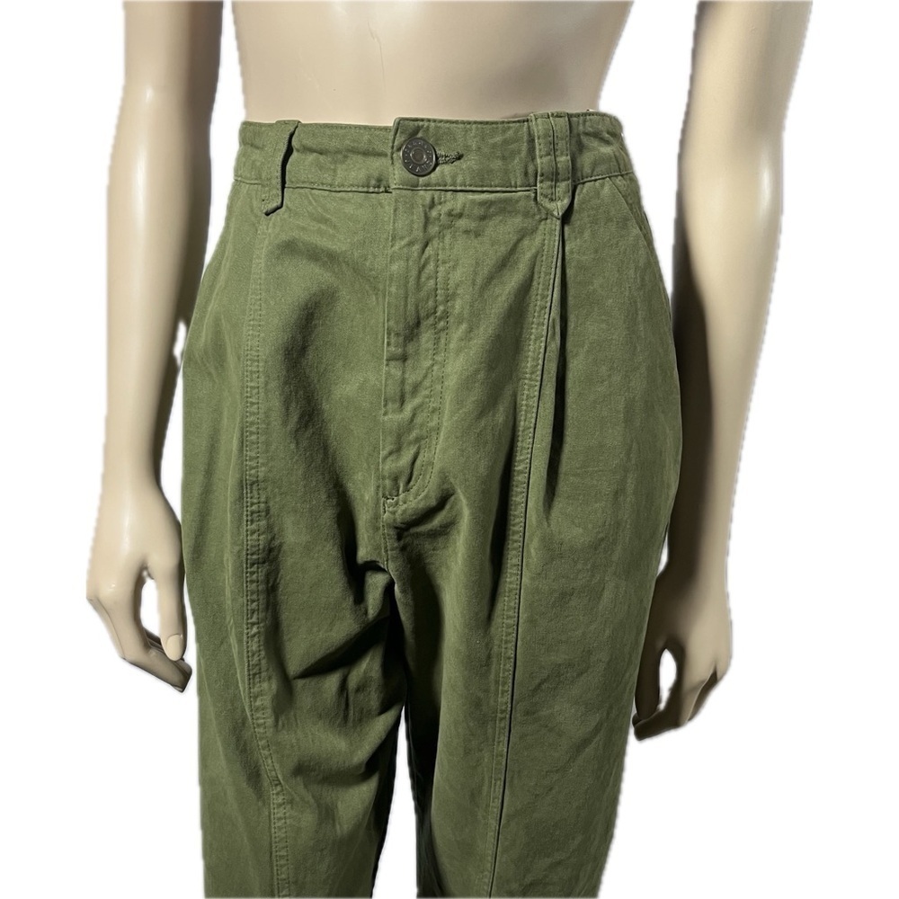 NWT Sandro Sahara Army Green Twill Trouser pants - Picture 7 of 13